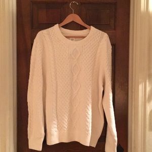 Gap cotton cable sweater. New with tags.
